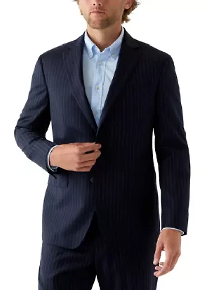Navy Stripe Suit Separate Jacket