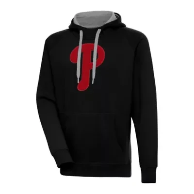 Antigua MLB Philadelphia Phillies (Chenille) Men's Victory Pullover Hood