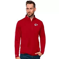 NFL Kansas City Chiefs Cheifs Men's Tribute 1/4 Zip Pullover