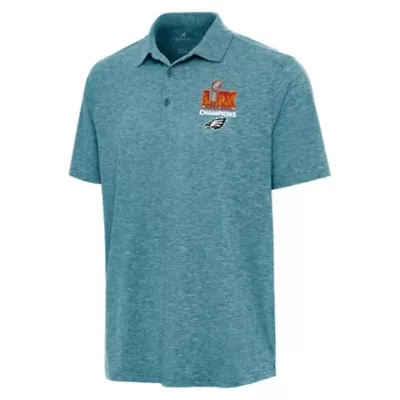 Antigua NFL Philadelphia Eagles SB LIX Champions 2025 Men's Par 3 Polo