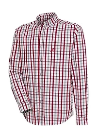 NCAA Alabama Crimson Tide Plaid Woven Shirt