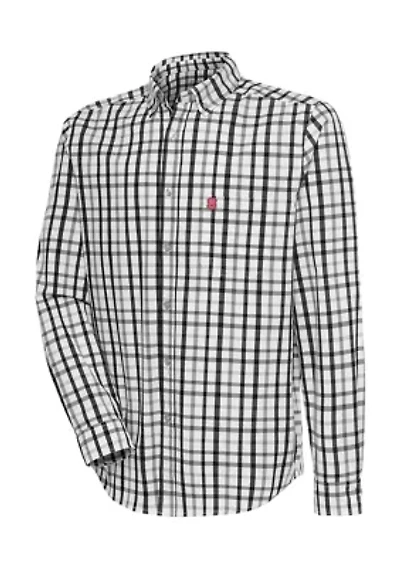 NCAA NC State Wolfpack Plaid Woven Shirt