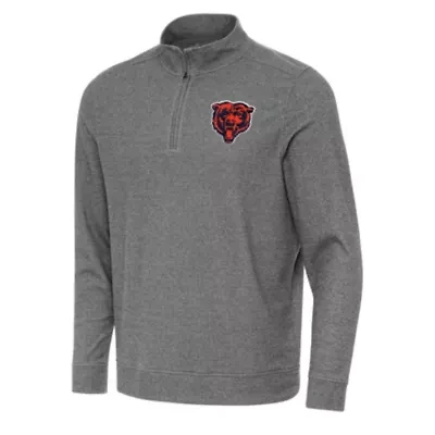 Antigua NFL Chicago Bears Men's Subtle 1/4 Zip Pullover