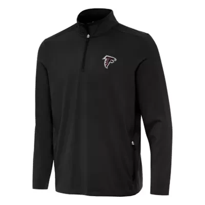 Antigua NFL Atlanta Falcons Men's Perilous 1/4 Zip Pullover