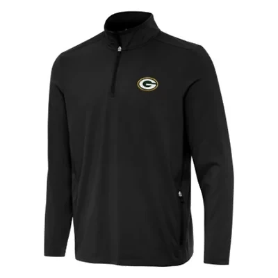 Antigua NFL Green Bay Packers Men's Perilous 1/4 Zip Pullover