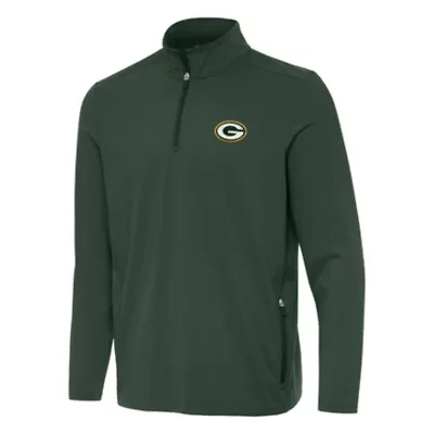 Antigua NFL Green Bay Packers Men's Perilous 1/4 Zip Pullover