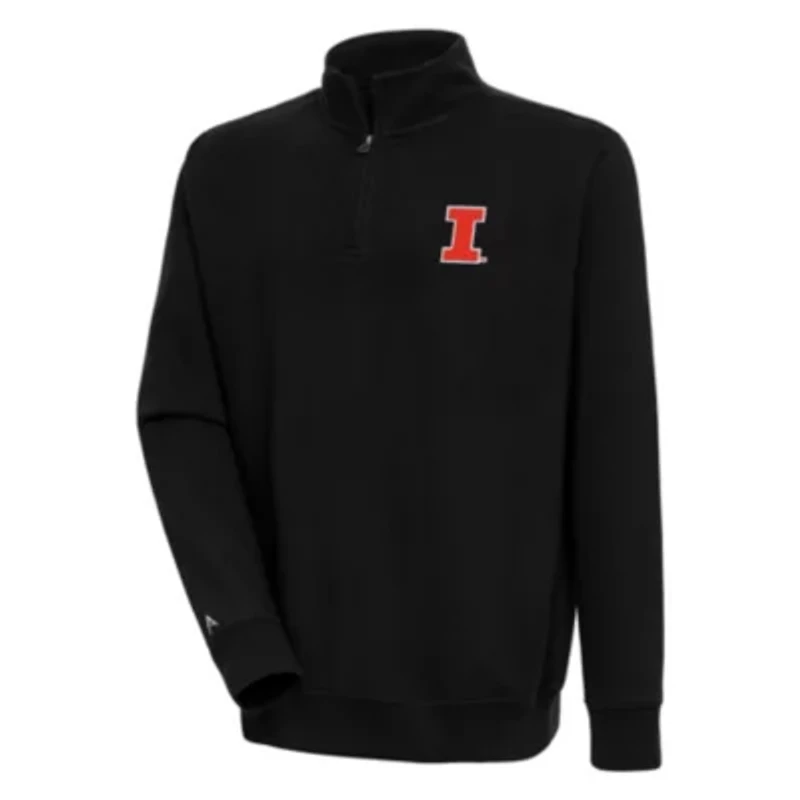 NCAA Illinois Fighting Illini Victory Quarter-Zip Pullover Top