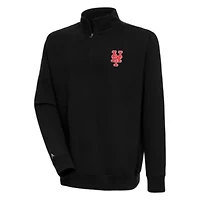 MLB New York Mets Victory Quarter-Zip Pullover Top