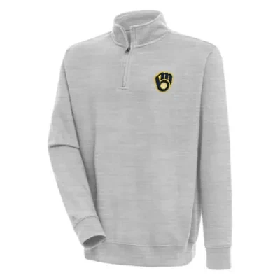 MLB Milwaukee Brewers Victory Quarter-Zip Pullover Top