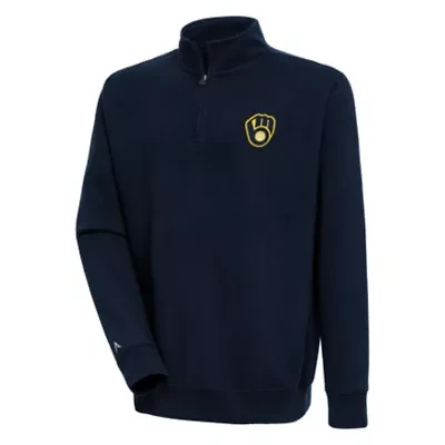 MLB Milwaukee Brewers Victory Quarter-Zip Pullover Top
