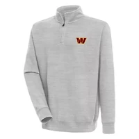 Antigua NFL Washington Commanders Men's Victory 1/4 Zip Mock Pullover
