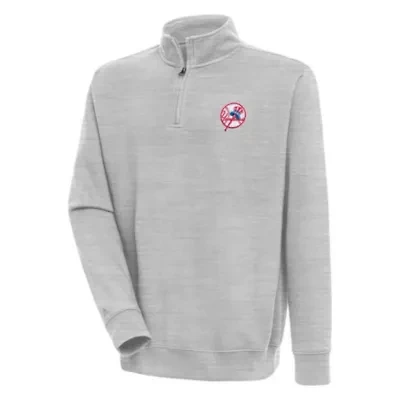 MLB New York Yankees Men's Victory 1/4 Zip Mock Pullover