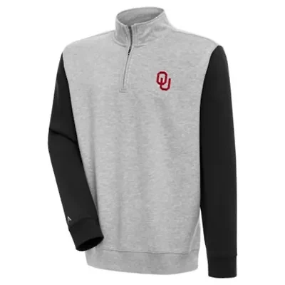 NCAA Oklahoma Sooners Victory Quarter-Zip Pullover Top