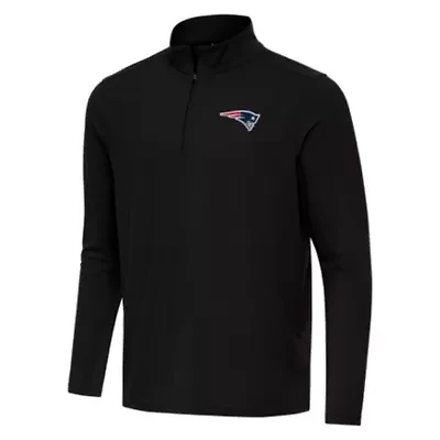 Antigua NFL New England Patriots Men's Intent 1/4 Zip Pullover