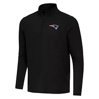 Antigua NFL New England Patriots Men's Intent 1/4 Zip Pullover