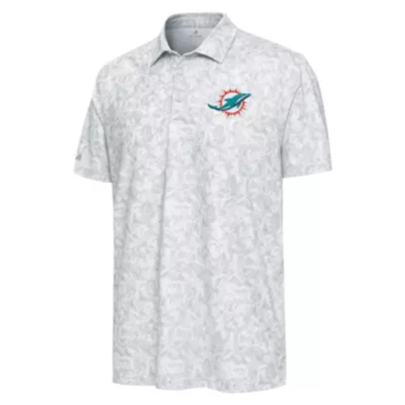 Antigua NFL Miami Dolphins Men's Lush Polo