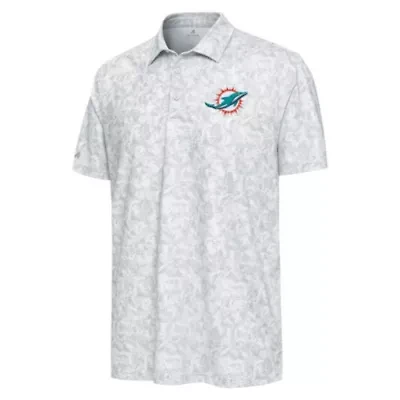 Antigua NFL Miami Dolphins Men's Lush Polo