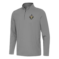 Antigua NFL New Orleans Saints Men's Twine 1/4 Zip Pullover