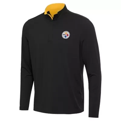 Antigua NFL Pittsburgh Steelers Men's Content 1/4 Zip Pullover