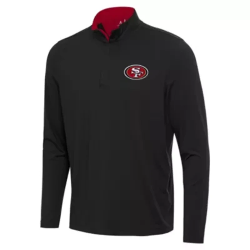 Antigua NFL San Francisco 49ers Men's Content 1/4 Zip Pullover