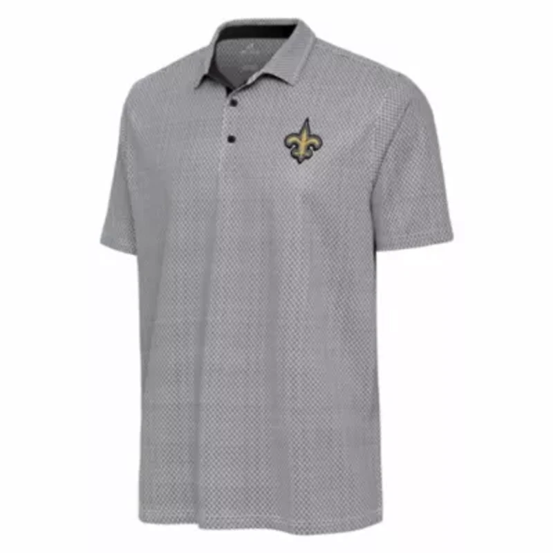 Antigua NFL New Orleans Saints Men's Intersect Polo