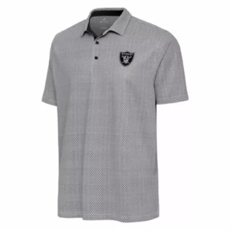 Antigua NFL Las Vegas Raiders  Men's Intersect Polo