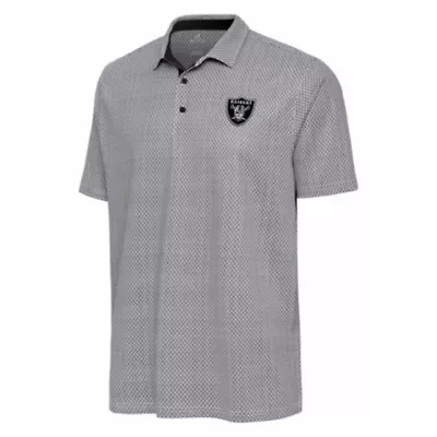 Antigua NFL Las Vegas Raiders  Men's Intersect Polo
