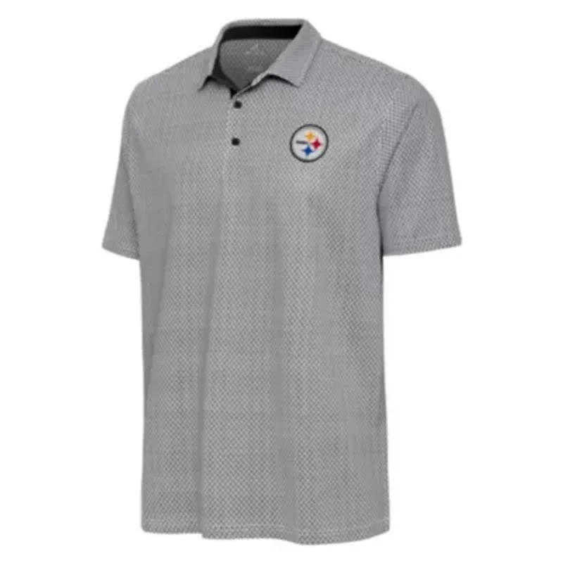 Antigua NFL Pittsburgh Steelers Men's Intersect Polo