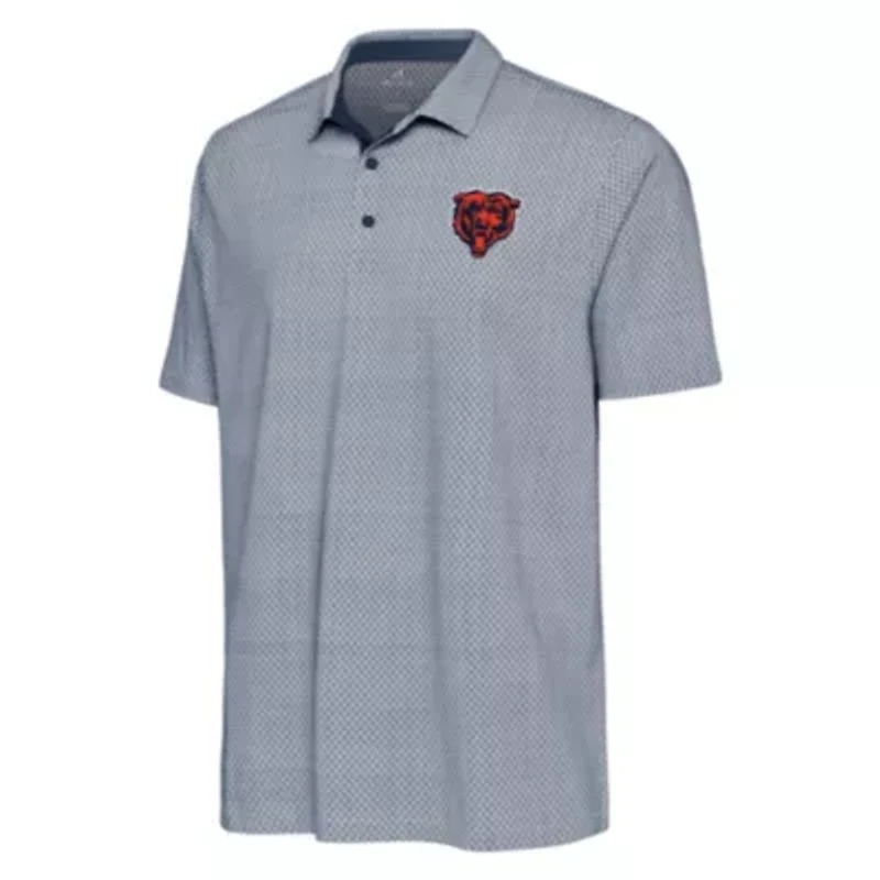 Antigua NFL Chicago Bears ''Bear Head'' Men's Intersect Polo