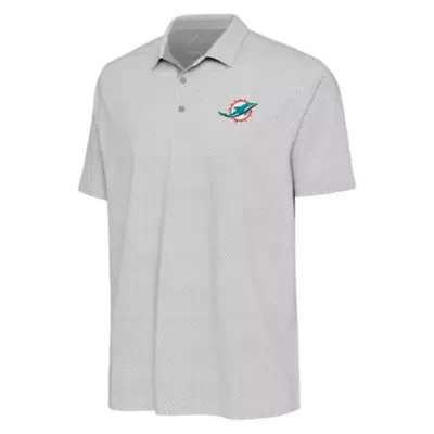 Antigua NFL Miami Dolphins Men's Intersect Polo