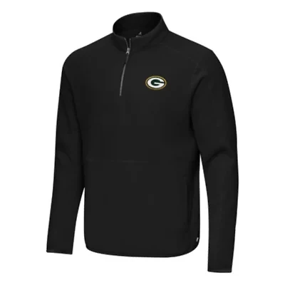 Antigua NFL Green Bay Packers Men's Step Up 1/4 Zip Pullover
