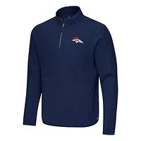 Antigua NFL Denver Broncos Men's Step Up 1/4 Zip Pullover