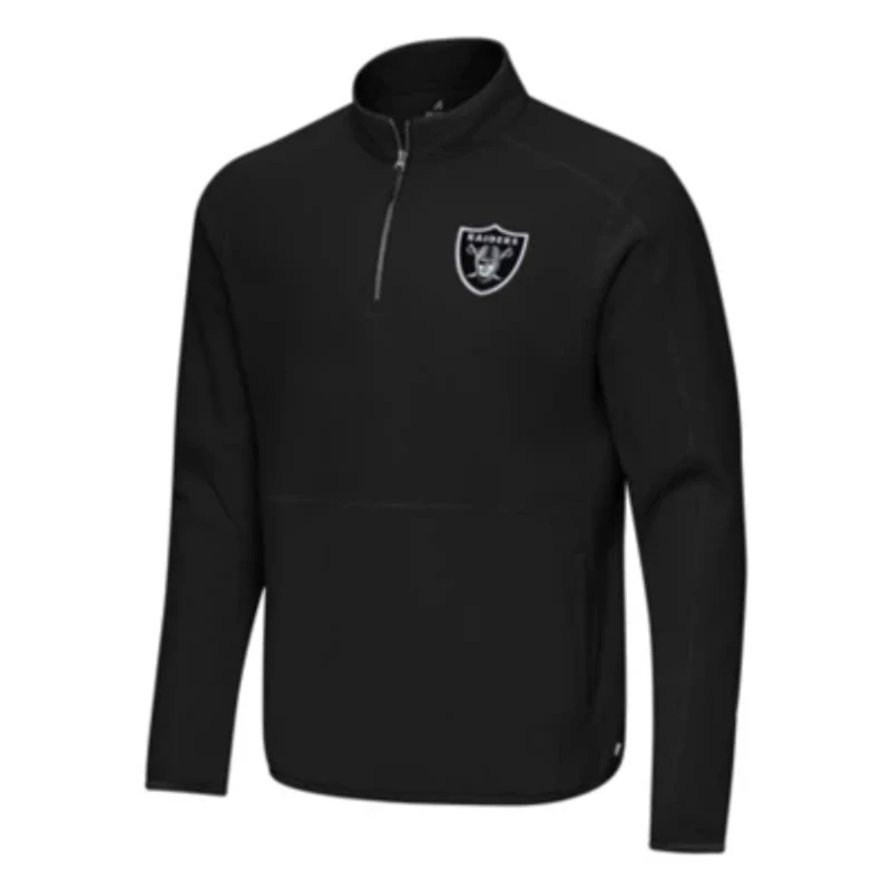 Antigua NFL Las Vegas Raiders Men's Step Up 1/4 Zip Pullover