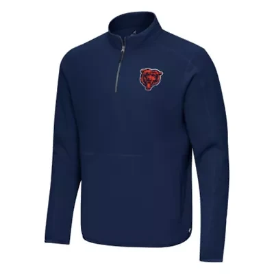 Antigua NFL Chicago Bears ''Bear Head'' Men's Step Up 1/4 Zip Pullover