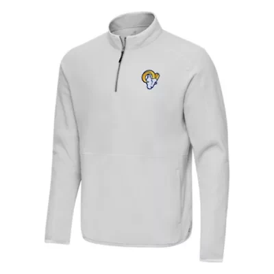Los Angeles Rams Antigua NFL LA Men's Step Up 1/4 Zip Pullover