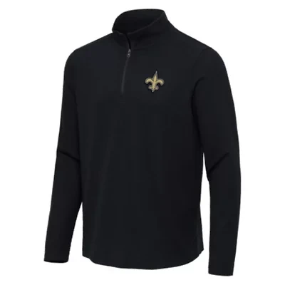 Antigua NFL New Orleans Saints Men's Sync 1/4 Zip Pullover