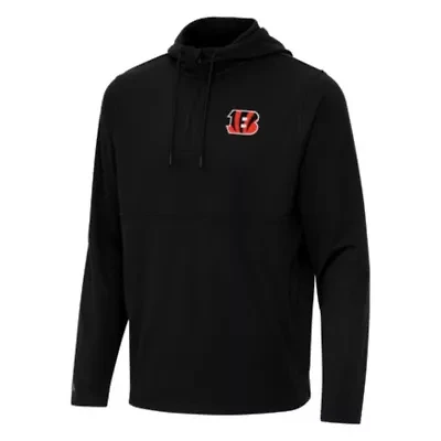 Antigua NFL Cincinnati Bengals Men's Connected 1/4 Zip Hood