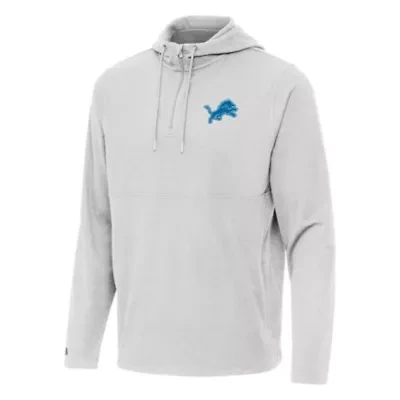 Antigua NFL Detroit Lions Men's Connected 1/4 Zip Hood