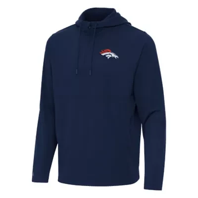Antigua NFL Denver Broncos Men's Connected 1/4 Zip Hood