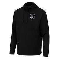 Antigua NFL Las Vegas Raiders Men's Connected 1/4 Zip Hood