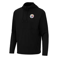 Antigua NFL Pittsburgh Steelers Men's Connected 1/4 Zip Hood