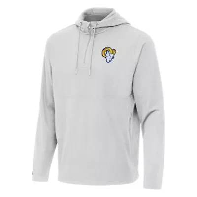 Los Angeles Rams Antigua NFL LA Men's Connected 1/4 Zip Hood
