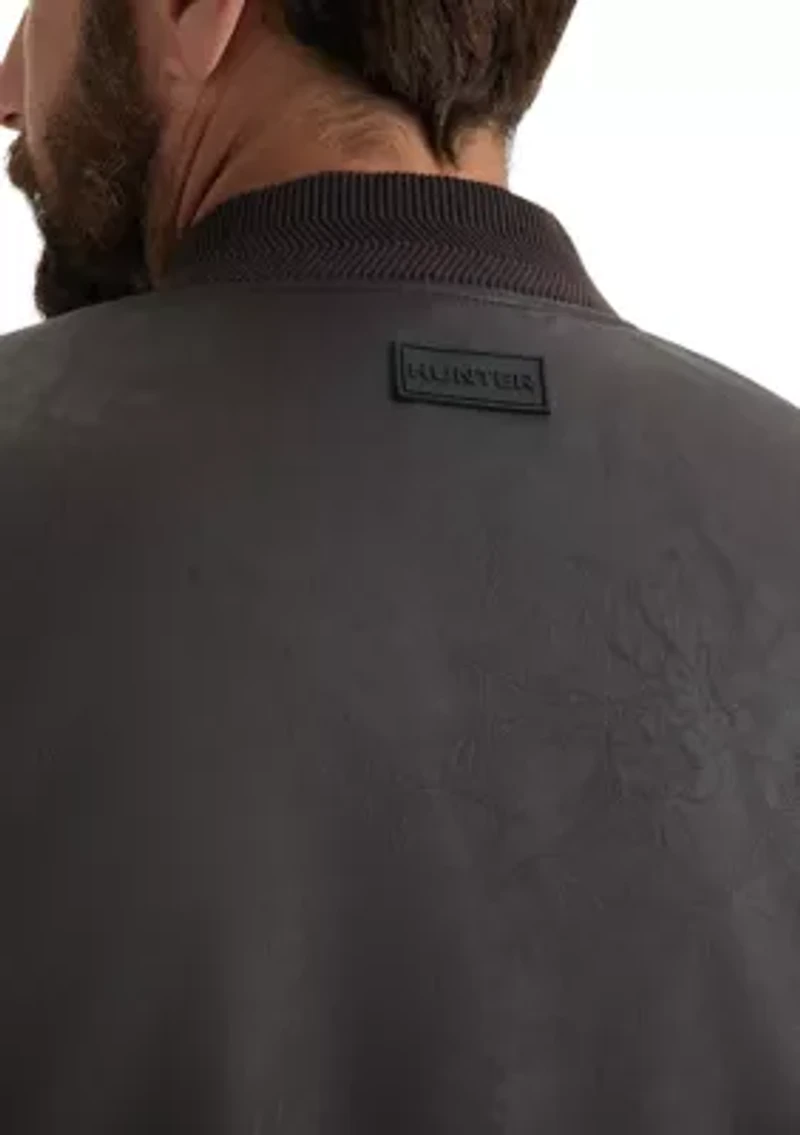 Men’s Dawson Textured Vegan Leather Jacket with Flannel Plaid Lining