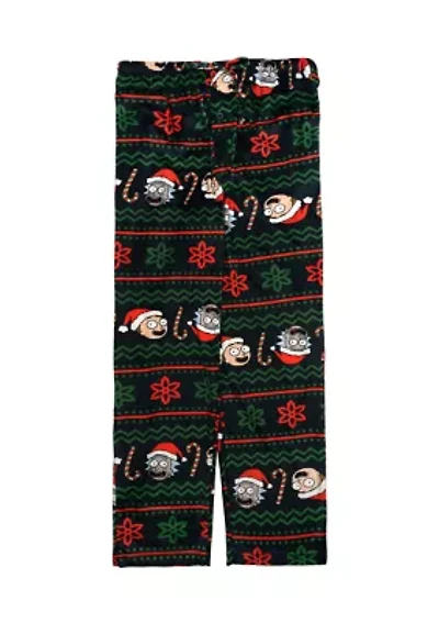 Rick and Morty Fair Isle Printed Pants