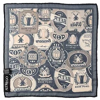 Beer Aficionado Black Multi Pocket Square
