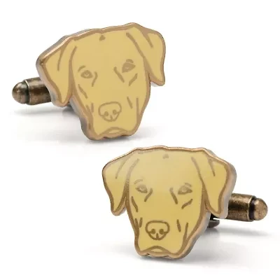 Yellow Labrador Cufflinks