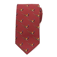 Pheasant Burgundy Men's Tie