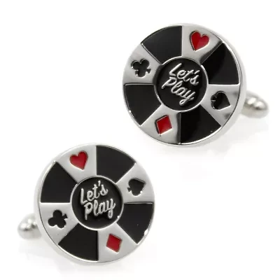 Poker Chip Cufflinks