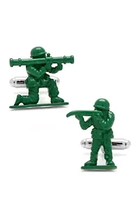 Green Army Men Cufflinks