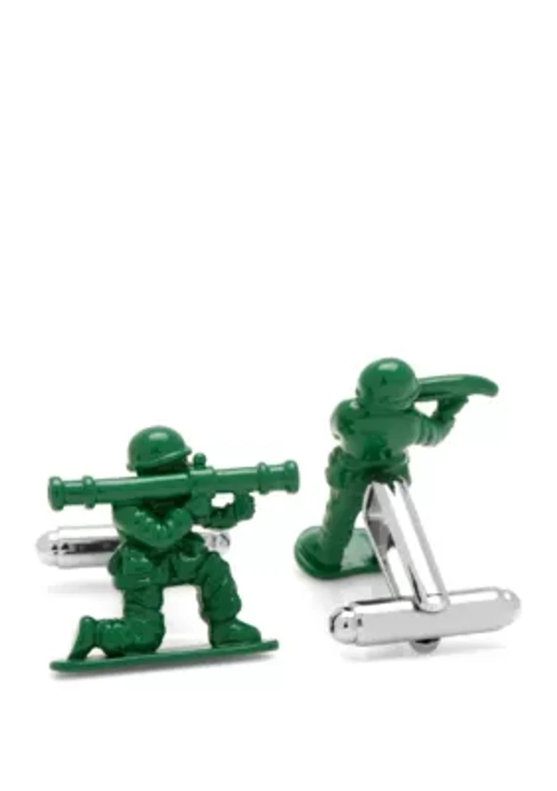Green Army Men Cufflinks